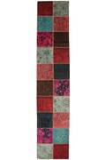 Patchwork løber, 415x85 cm.