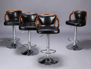 Barstole i Amerikansk valnød finér 4