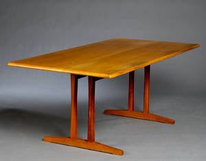 Børge Mogensen 1914-1972. Shakerbord, massiv egetræ