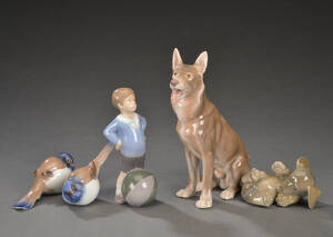 Royal Copenhagen, Bing  Grøndahl. Samling porcelænsfigurer 5