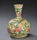 Orientalsk vase af keramik, 1800-tallet
