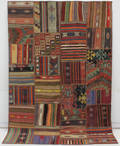 Kelim, Patchwork, Handsydd, 274x183