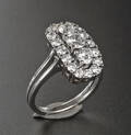 Ring in Weißgold mit Brillanten ca. 1.60 ct.