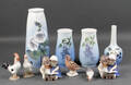 Royal Copenhagen og BG figurer og vaser af porcelæn 10