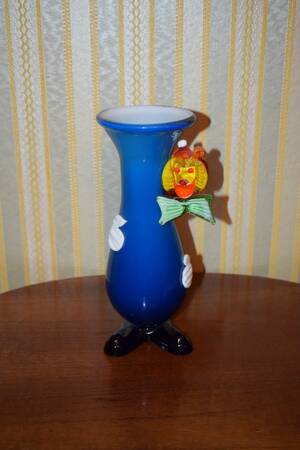 Clownvas konstglas 