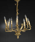Lysekrone af bronze, 1900-tallet. Denne vare er sat til omsalg under nyt varenummer 4921410