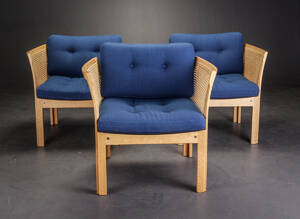 Illum Wikkelsø. Par lænestole, model Plexus, egetræ 3 