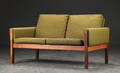 Hans J. Wegner. To-pers. sofa af palisander, model AP-622