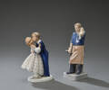 Royal Copenhagen og Bing  Grøndahl. To figurer af porcelæn 2