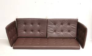 Hyndesæt til Børge Mogensens tremmesofa, model 1789, chokoladebrunt læder.