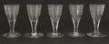 Snapsglas 5st, 1800-talets första hälft