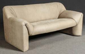 Leolux Sofa Zweisitzer, Modell Mink in Elchleder