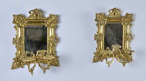 SPEGELLAMPETTER, 1 par, gustaviansk stil, 192000-tal.