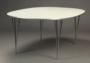 Piet Hein Bruno Mathsson. Super Elipse spisebord 