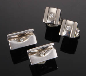 Titanium og sølv ørestikker 2