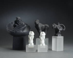 Pia Langelund mfl. for Royal Copenhagen. Fem figurer 5