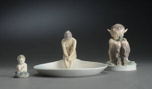 Samling porcelæns figurer,  Royal Copenhagen og Bing og Grøndahl 3