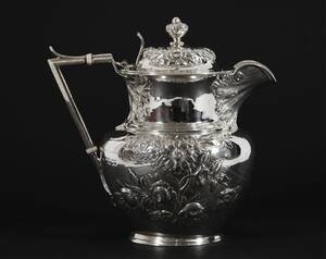 Serveringskanna i silver, England, 1871