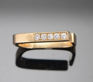 John Torp Brillantsring, ca 0.10 ct