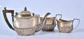 TESERVIS, 3 delar, silver, England.