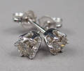 Par brillantørestikkere Ca. 0.56 ct.