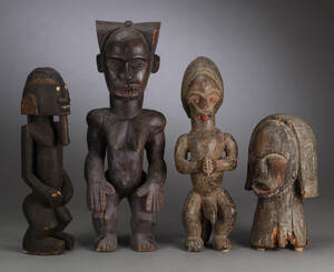 Fire afrikanske figurer. 4