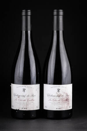2 flasker Chateauneuf Le Clos du Caillou 2010 2