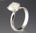 Solitaire ring ca. 2.67 ct.