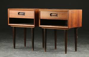 Par sengeborde af palisander, dansk møbelproducent 2