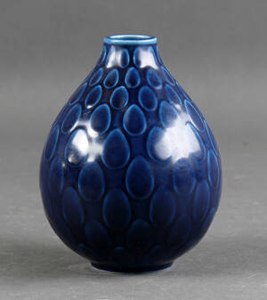 Nils Thorson for Aluminia vase Marselis 