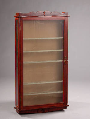 Udstillings vitrineskab, 1900-tallets slutning