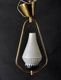 HALLAMPA, gulmetallglas, 1900-talets mitt.