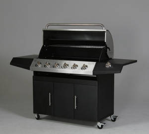 Barbeque Gasgrill med 6 gasblus samt 1 sideblus