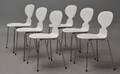 Arne Jacobsen. Sæt på seks stole, Myren, model 3101, årgang 2014 6 