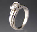 Solitaire ring ca. 0.70 ct.