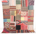 Persisk Patchwork kelim, 210x191 cm.
