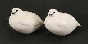 Figuriner ett par, glaserat stengods