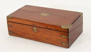 Skrivschatull i mahogny, 1800-tal