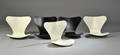 Arne Jacobsen. Fem skaller til stol 3107 5