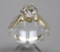 Solitairering Ca. 0.71 ct.  Denne auktion er annulleret - se nu vare 1901033