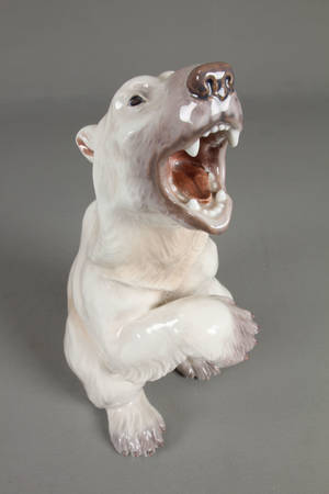 Dahl Jensen. Isbjørn af porcelæn, nr. 1157
