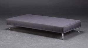 Nomad DOT daybed, mørkegrå med forkromede metalben