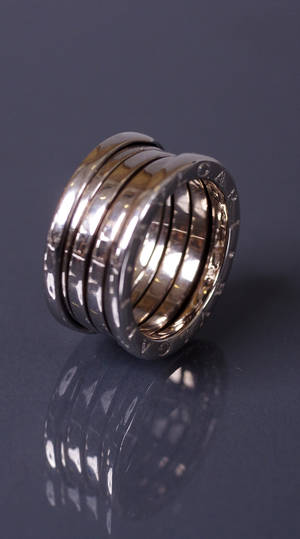 Bvlgari, Ring, Vitguld 18K, Vikt ca 10,5 g