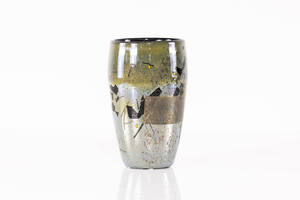 Bertil Vallien, vas, Kosta Boda Atelier, signerad, höjd 21 cm