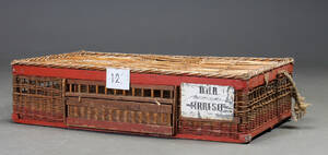 Transportkasse til duer. ca 1940-1950 erne.
