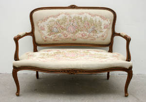 Soffa, rokokostil, 1900-tal.