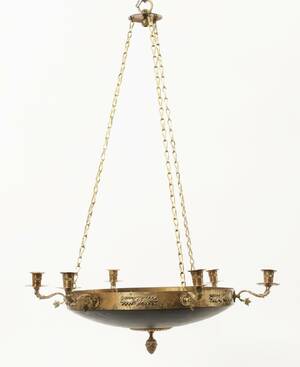 Ljusampel för sex ljus, Empire-stil, 181900-tal