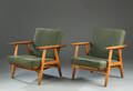 Hans J. Wegner. Par lænestole model GE-240 Cigaren 2