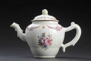 Kinesisk tekande af porcelæn, 1700-tallet