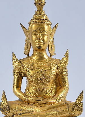 FIGURIN, brons, Buddha, 1900-tal.